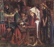 Dante Gabriel Rossetti The Tune of Seven Towers (mk28) Spain oil painting artist